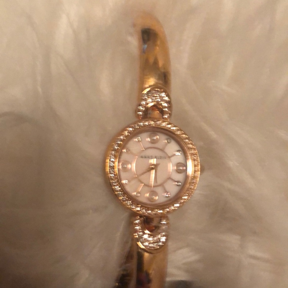 Anne Klein rose gold womens’s watch